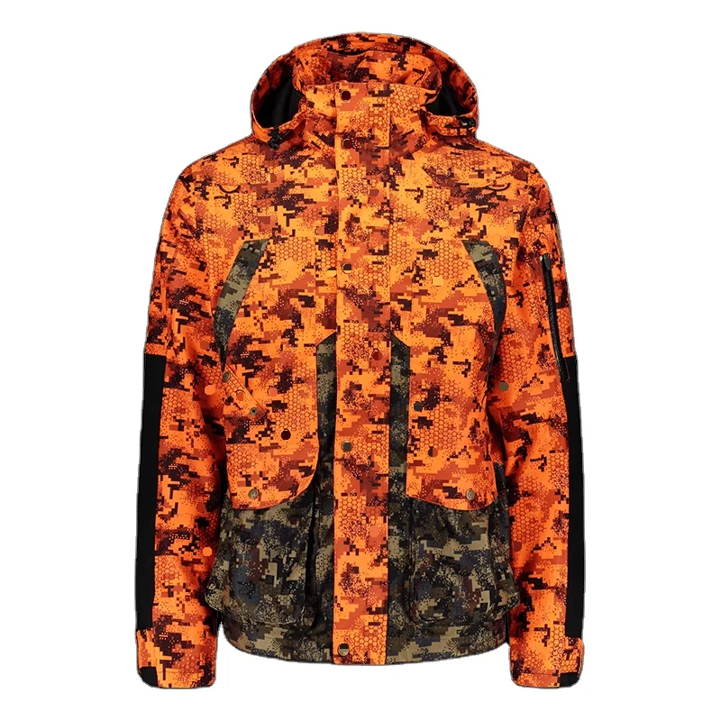 HOT SHOT  3 in 1 Insulated Waterproof Removable Hood Year Round Versatility Camo Hunting Jackets