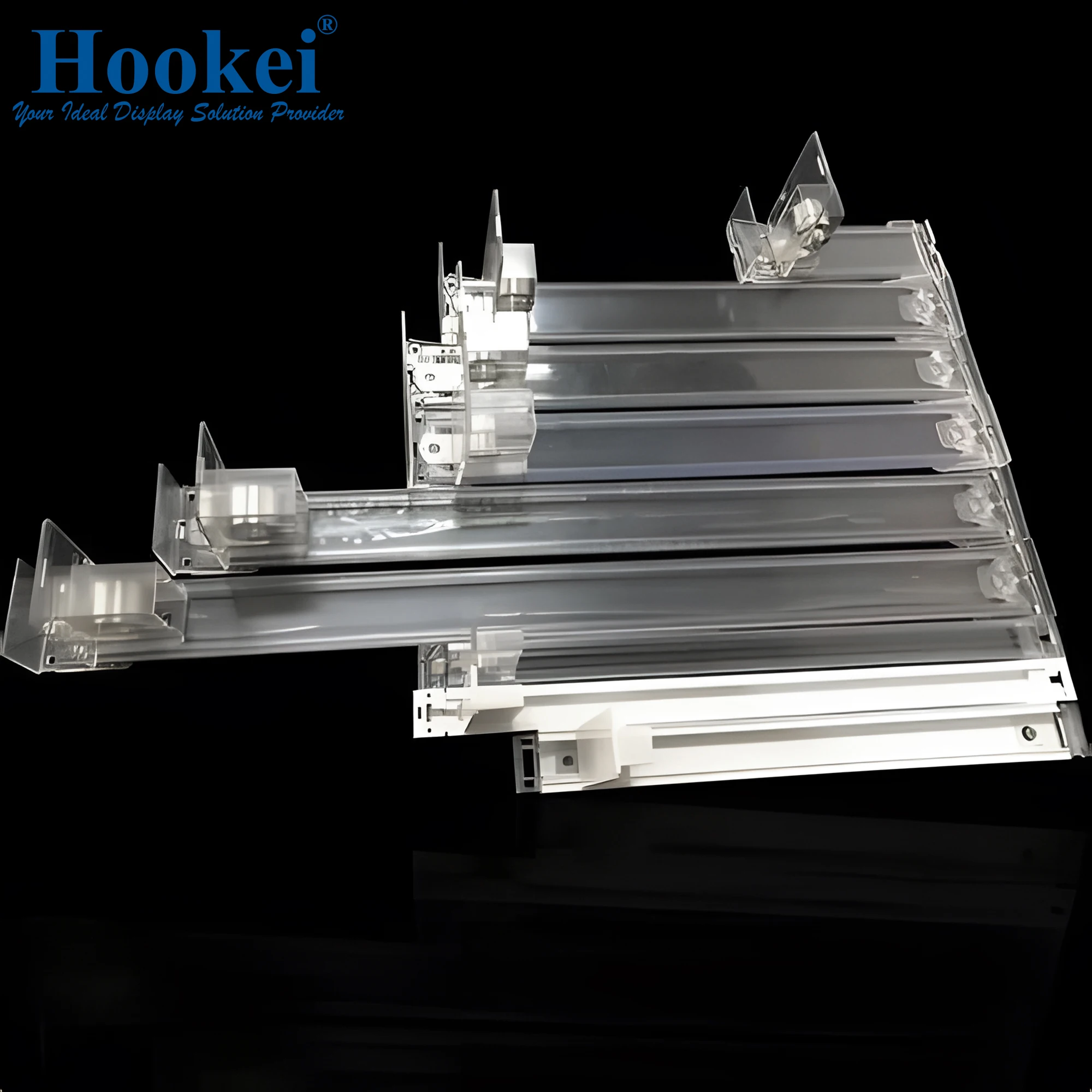 Wholesale Supermarket Propeller Plastic Drink Puller Plastic Drink Pusher Plastic Pusher Machine Shelf Pusher