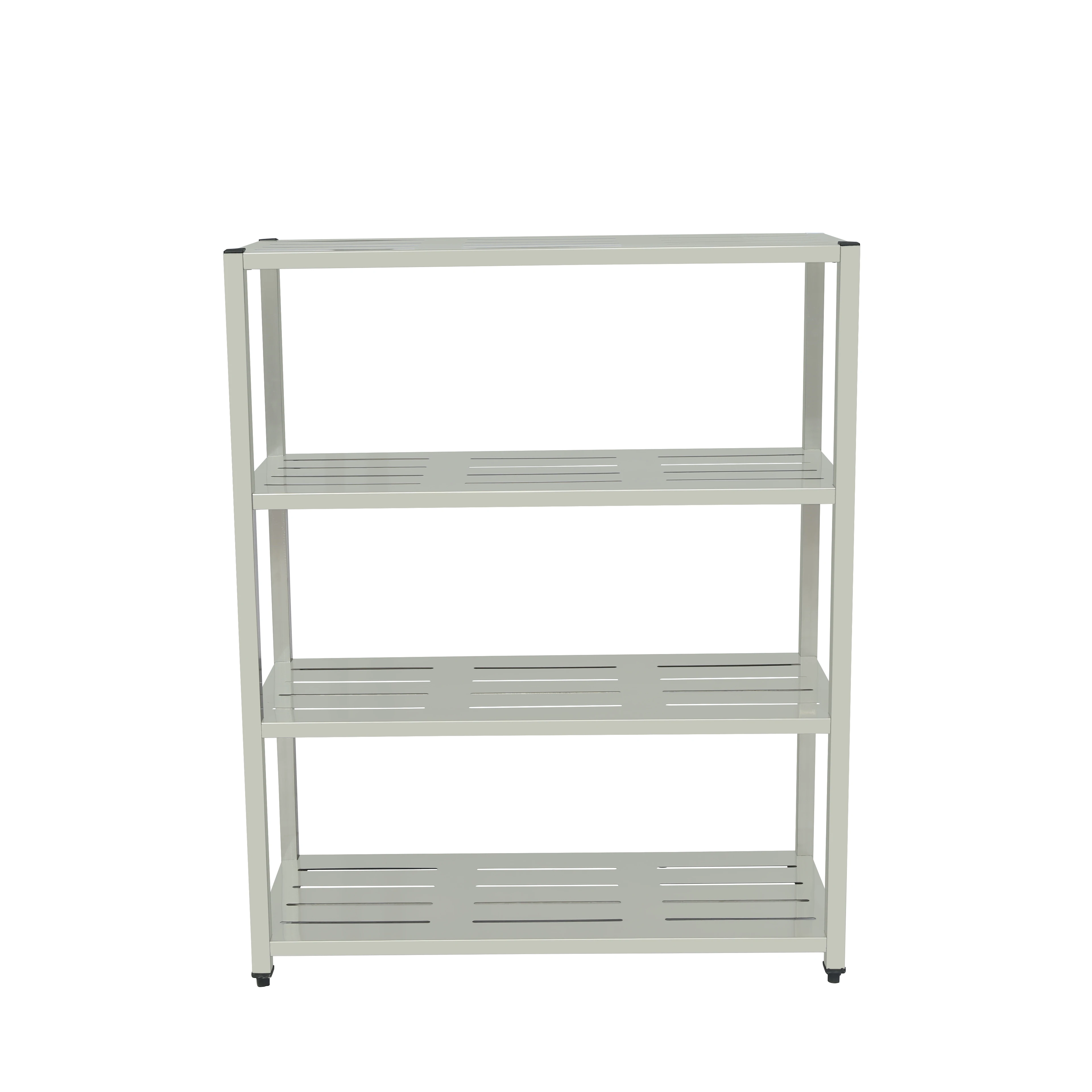 stainless steel kitchen buffet four layer adjustable storage display racks