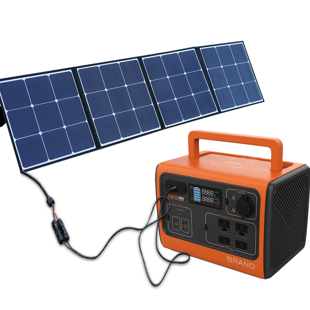 Солнечный генератор 500 Вт 1000 литиевая батарея Off Grid Mini