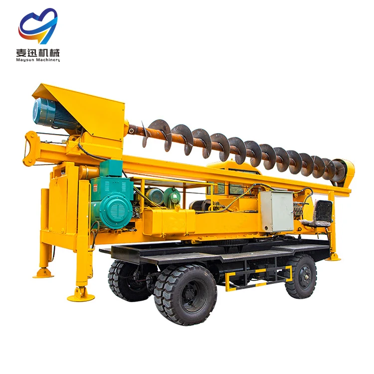 Ground screw pile driver for excavator stable  pile driver attachment for excavators  machine used piling machine