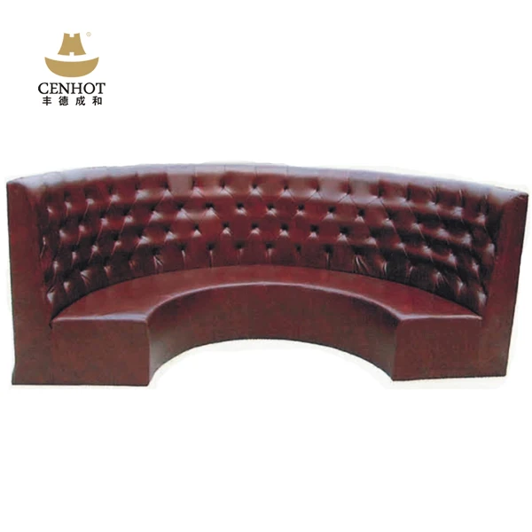 Cenhot High Quality For Restaurant Furniture U Shape Corner PU Skin Booth Seating And Sofa For Sale