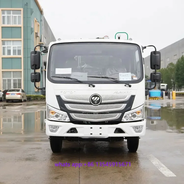 Китай FOTON 4*2 сбоку компримированный мусоровоз 170 л.с. 10 куб. М санитарный производитель
