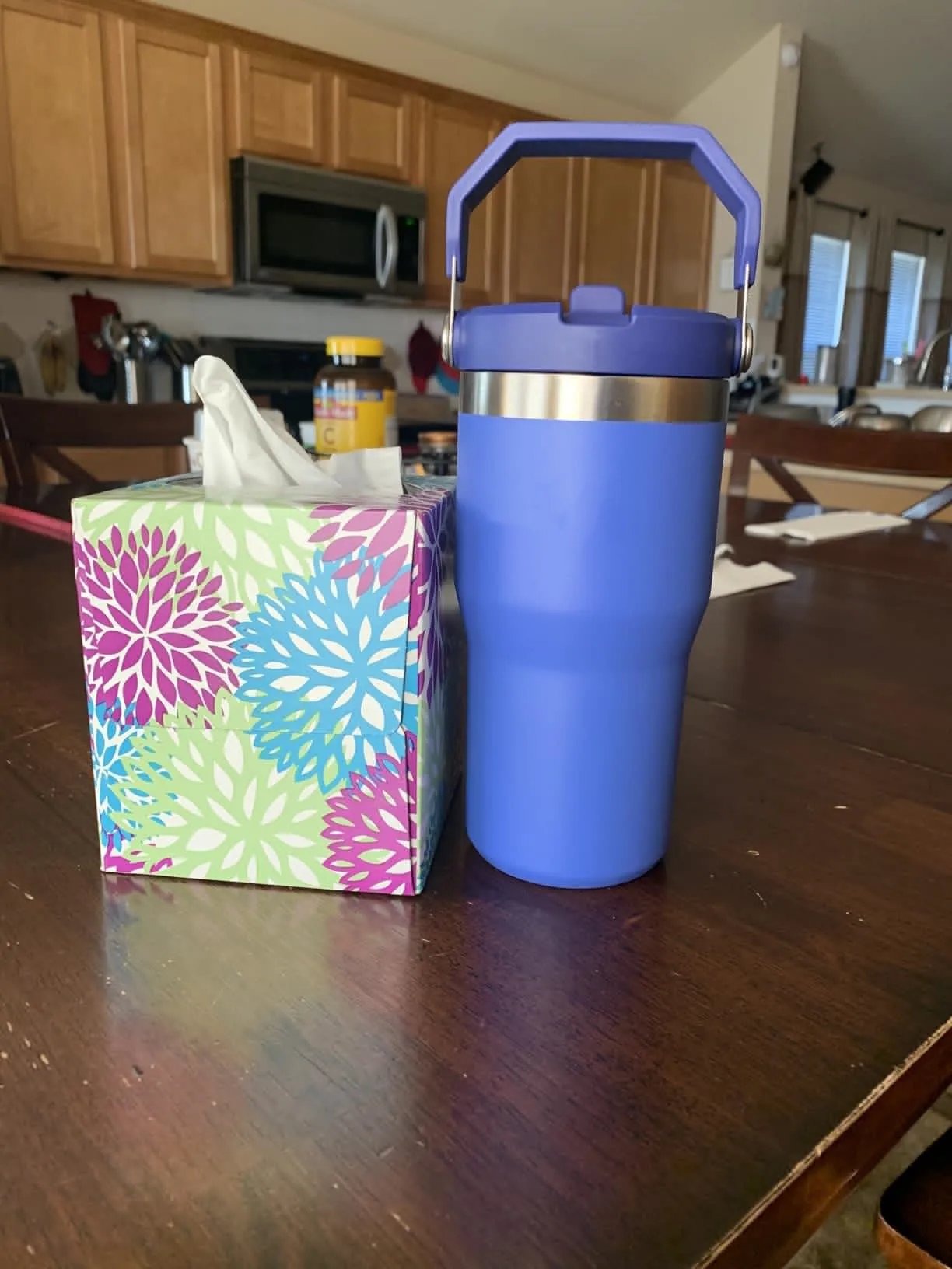 14oz Kids Tumbler With Top Handle Vacuum Insulated Leakproof Sports Water Bottle For Children Stainless Steel Reusable Tumbler