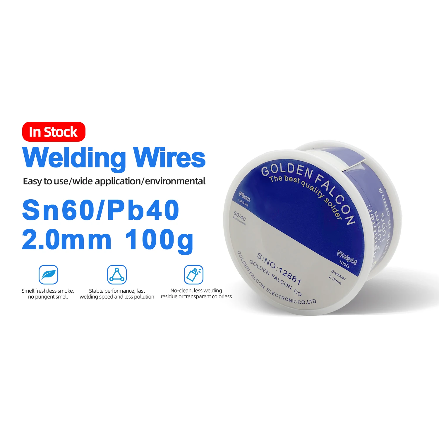 Soldering wire supplier sn 60 pb 40 super rosin solder wire 1.0mm solder wire rosin core welding iron
