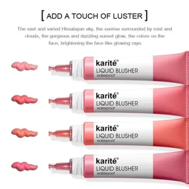 
High-quality private brand blush natural brightening skin tone non-marking waterproof cosmetic liquid blush 