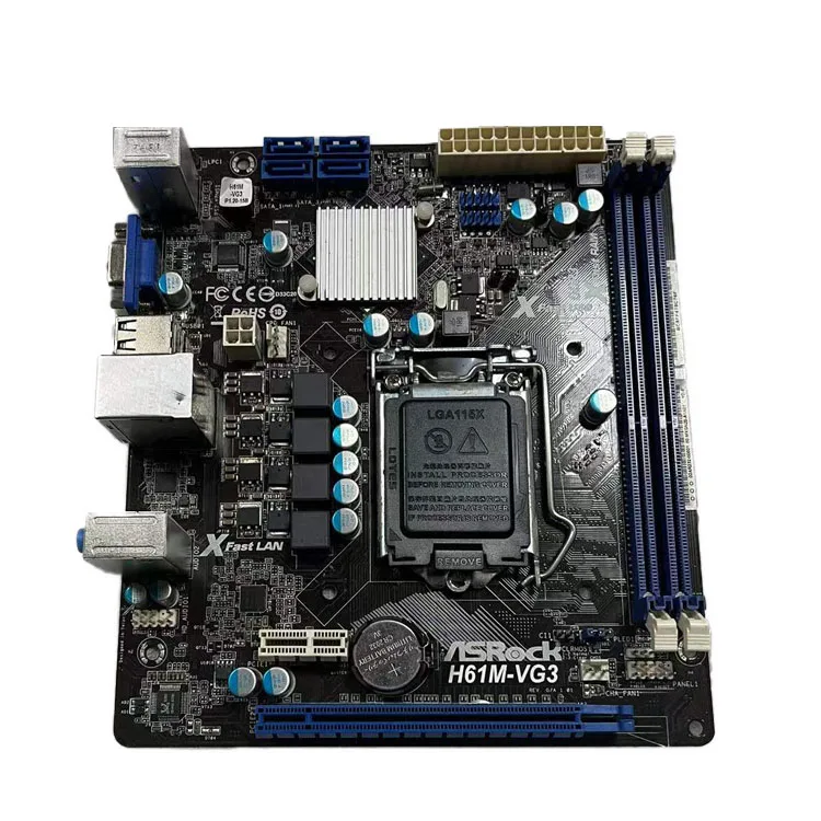 Office computer electronic motherboard H61M-VG3  LGA1155 Computer Shenzhen