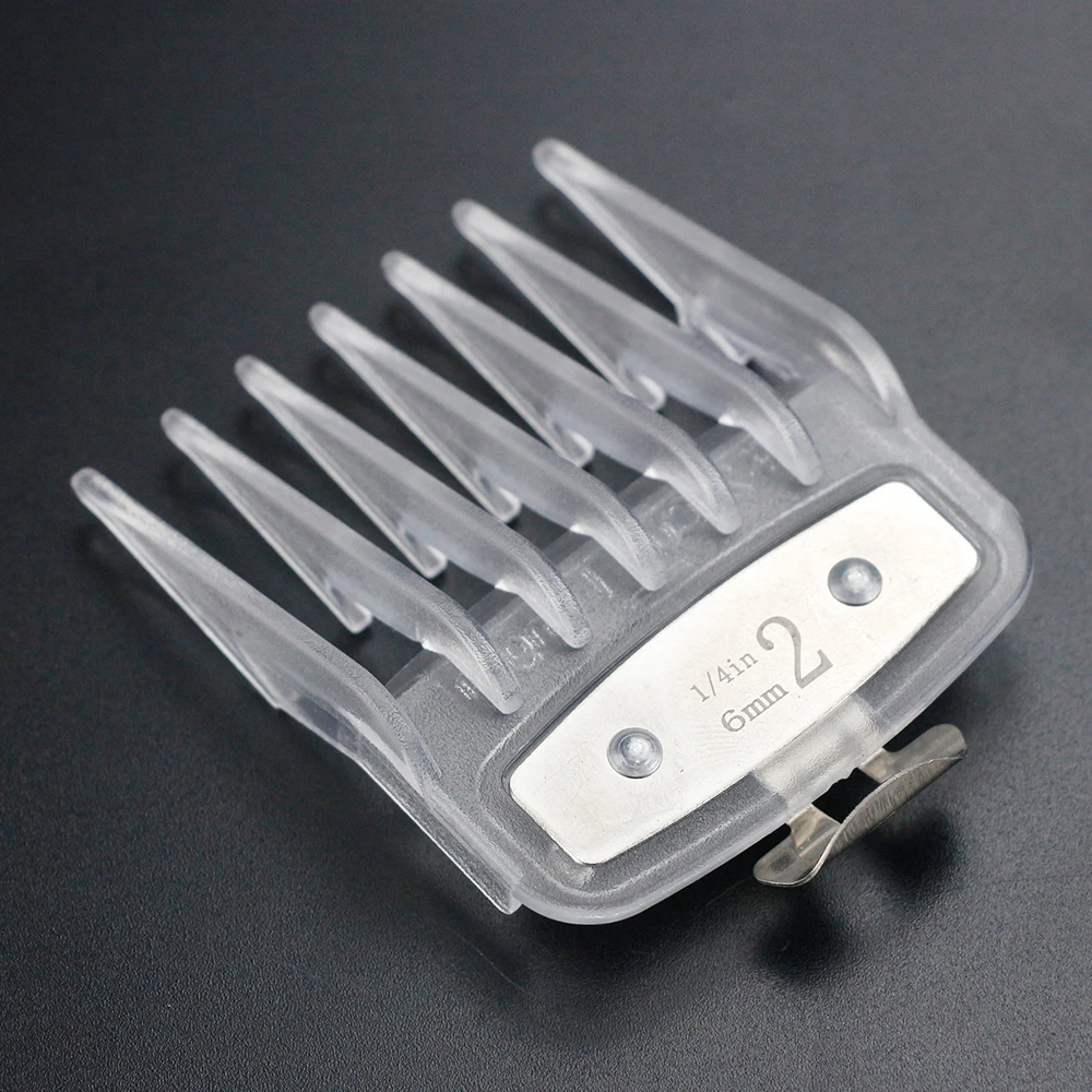 New Arrival Guides Comb Kit Transparent 10 Sizes Hair Clipper Guards Trimmer Clipper Guard Barber Limit Attachment Comb