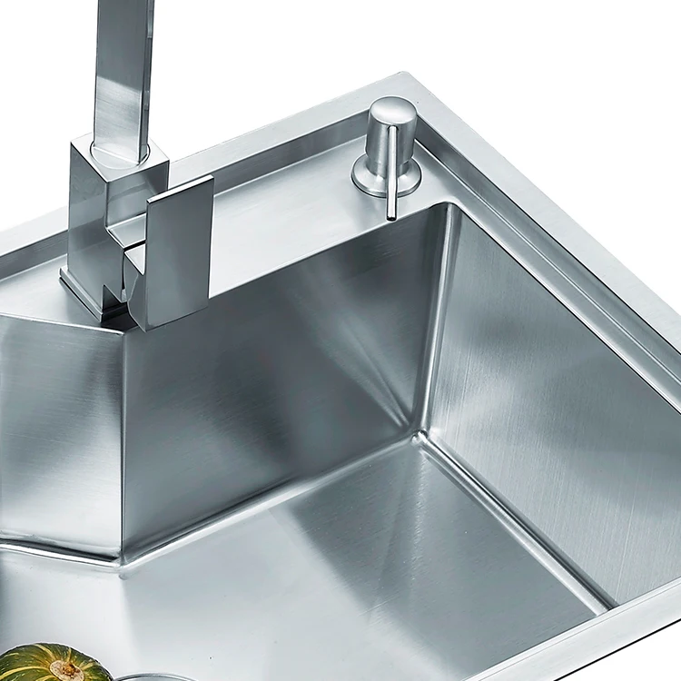 Stainless steel single bowl kitchen sink handmade kitchen washing sink dishwasher