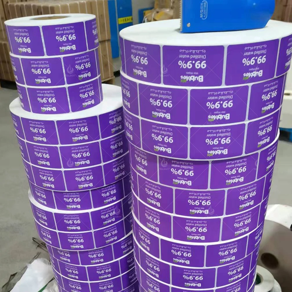 Factory Cheap Price label paper sticker Logo for Wipe Package Plastic Lid Label