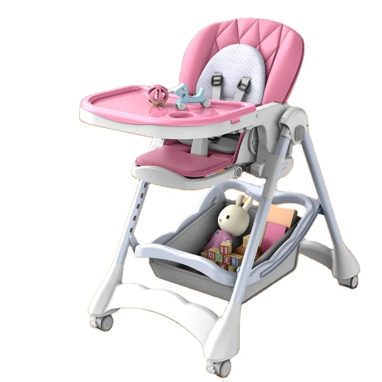 Good price for plastic multifunction 3 in 1 children eating adjustable baby high chair baby feeding chairs