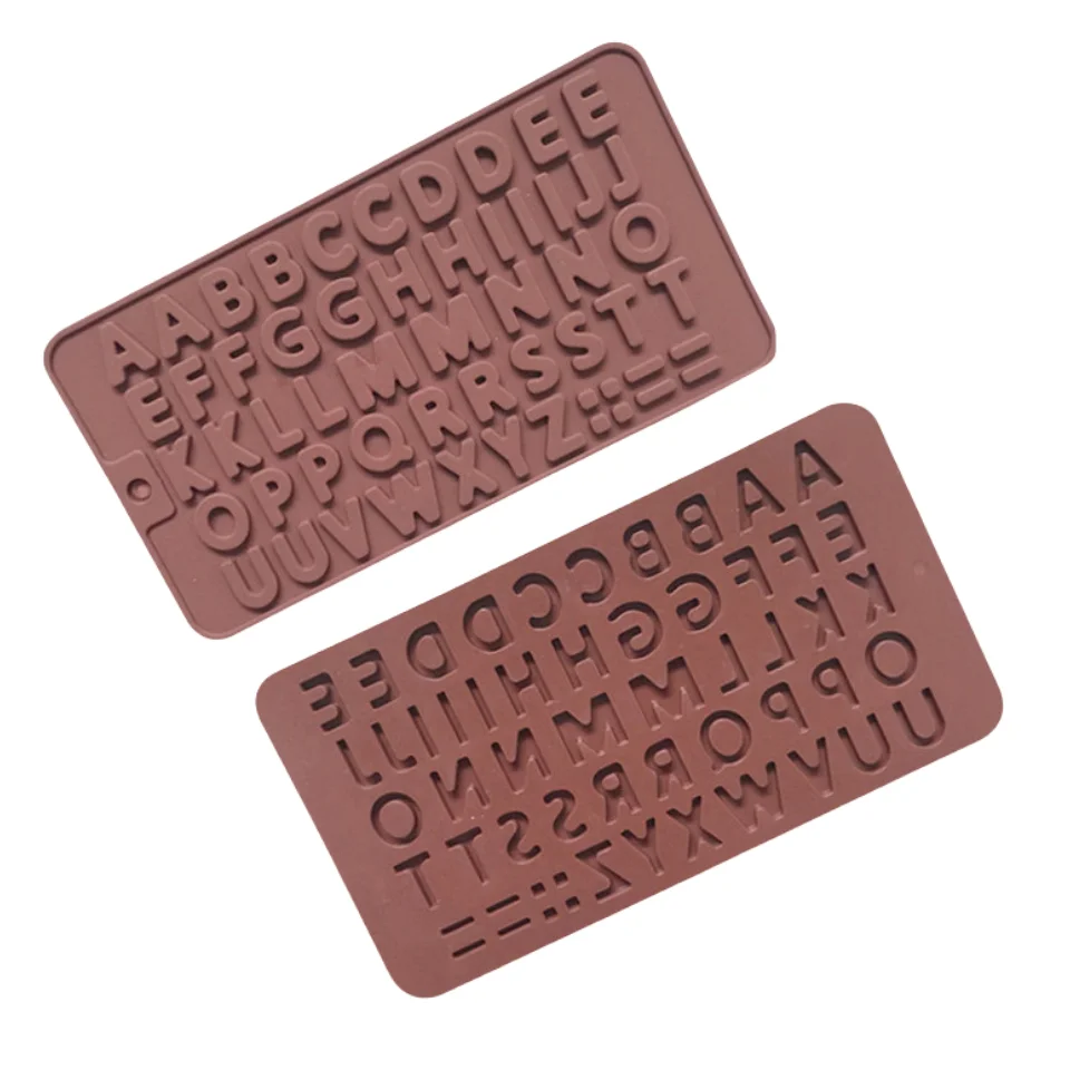 26 Letter Chocolate Mold Silicone Jelly Mould Cake Lace Fondant Mold