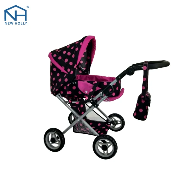 DOLL STROLLER WITH CARRY COT AND BAG