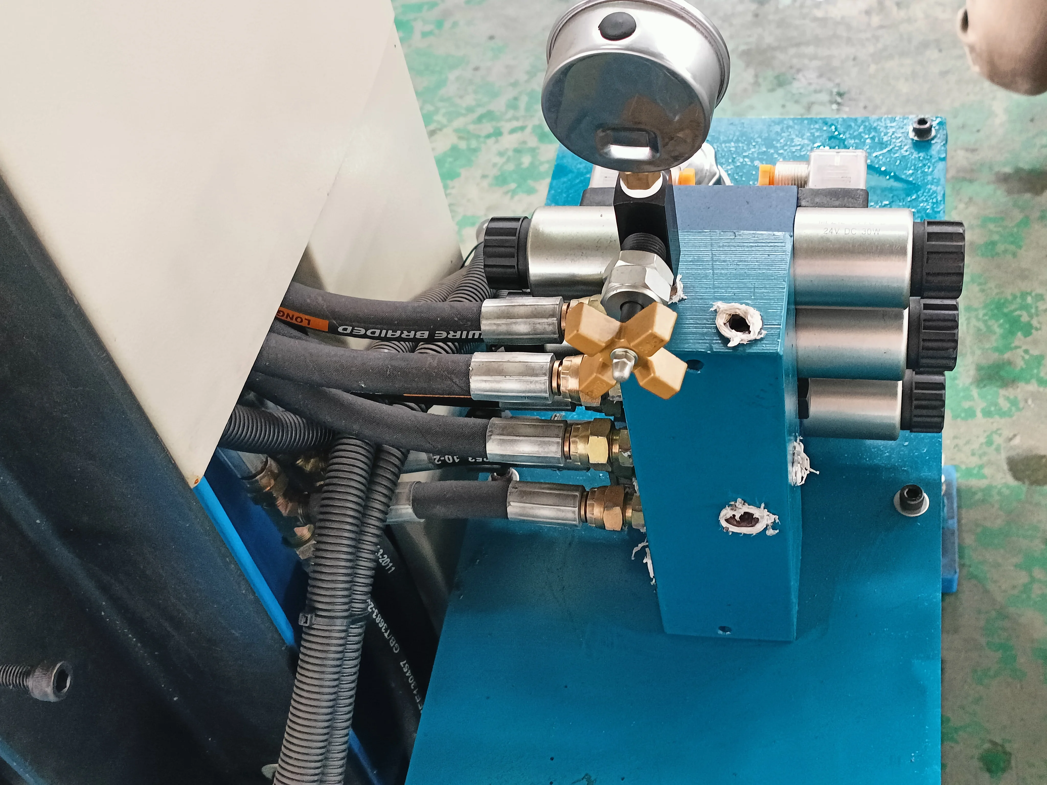 Rbqlty Square Air Duct Machine Lock Seamer Hydraulic Seam Closing Machine