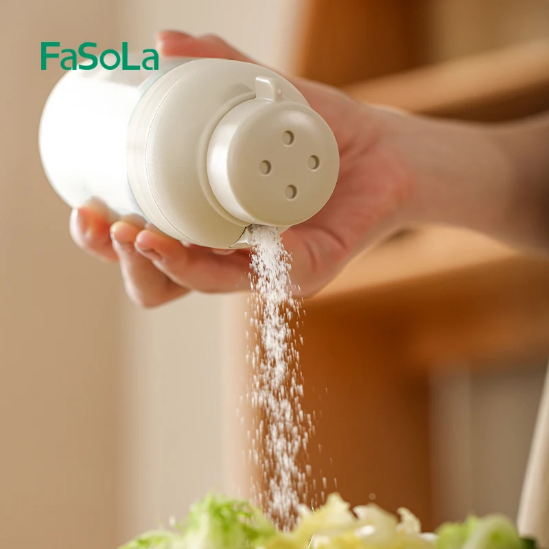 250ml Condiment Bottle Sealed Moisture-proof Quantitative Salt Jar for Kitchen Storage Glass Bottle for Seasonings Spices