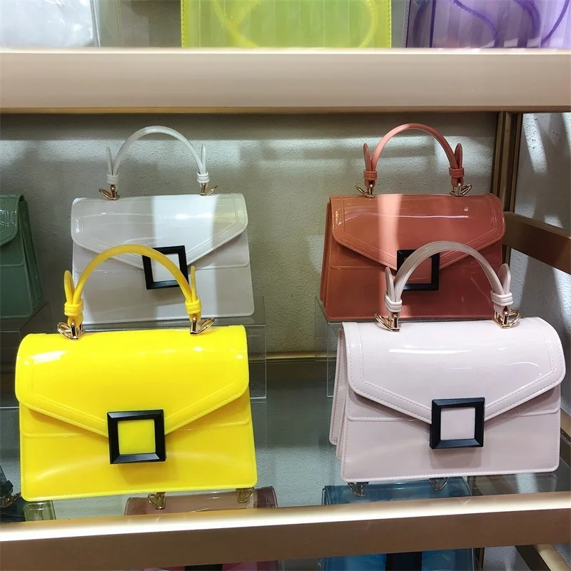 
2021 trend luxury designer bags handbags women famous brands candy colorful fashion jelly shoulder bag hand bags 