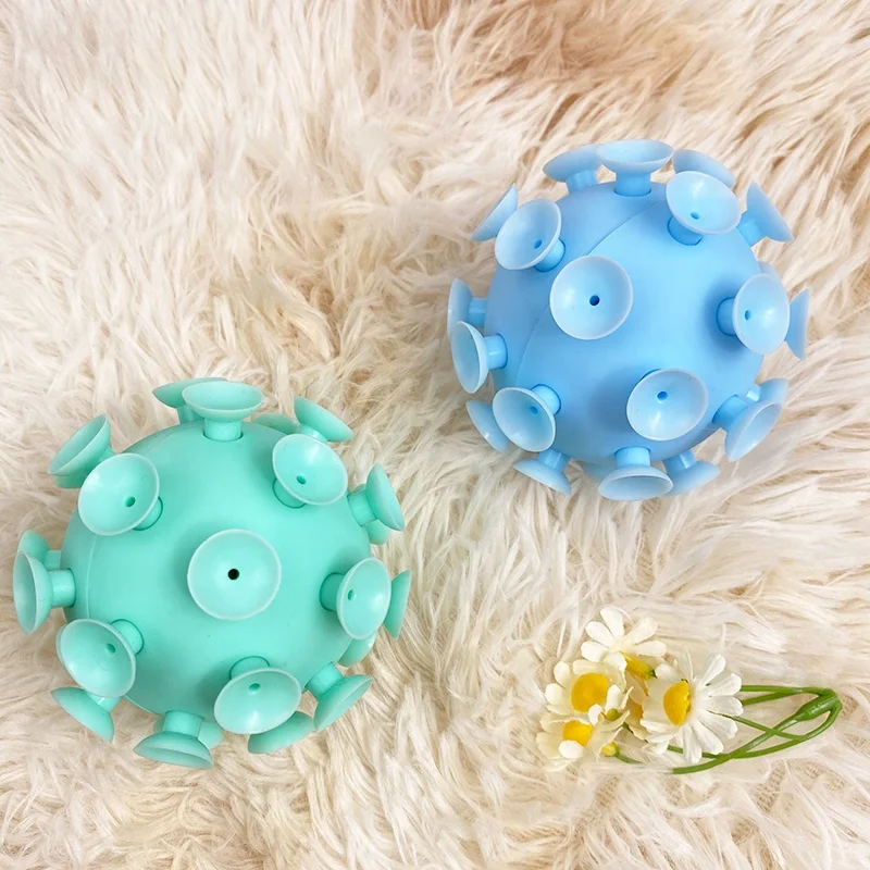 Wellfine New Design Stress Relief Silicone Suction Cup Fidget Toys for Kids Adults Custom Sensory