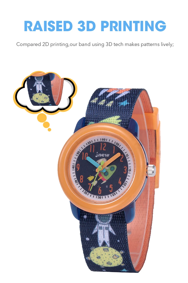 Universe High Quality Ultra-thin Ribbon Children Watch Cartoon Quartz Watches Boys Watches