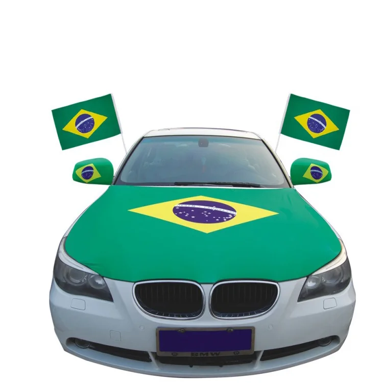 Wholesale Custom Promotional Pole Hood Cover Car Window Flag,Car Hood Cover Flag,car flag engine hood cover