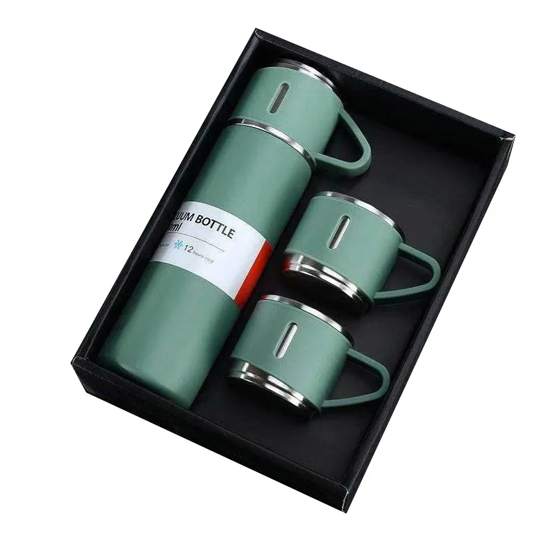 Бесплатный образец бутылка для воды FX 304 чашка с крышкой из нержавеющей стали деловой подарочный набор портативный термос питьевая кружка