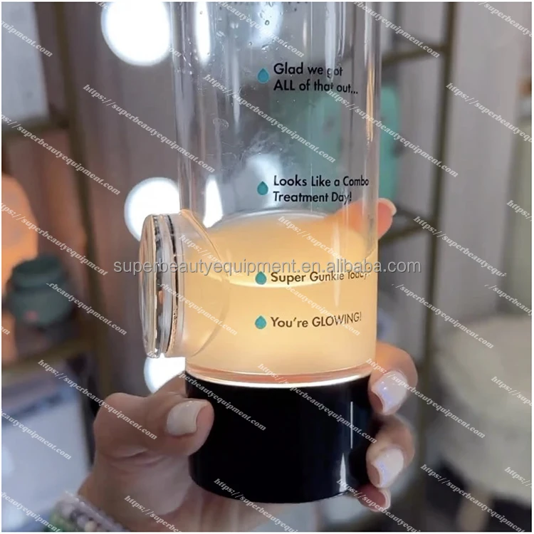 Newest Oxygen Charcoal Pods DETOX GLAM CO2 Oxygen Pods Capsule hydra peel facial machine