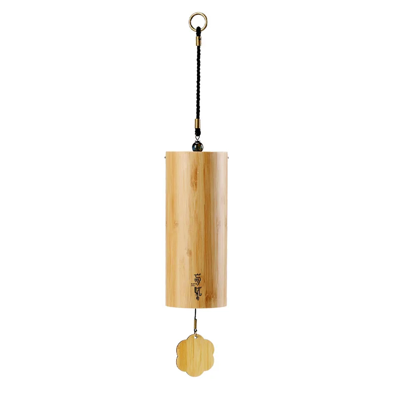 high quality 2024 New style 8-tone wind chime for meditation healing gift  Japanese hand scale chord bamboo wind chime