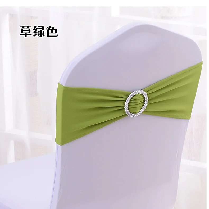 Spandex Sash Wedding Chair Band Stretch For Chair Covers Decoration