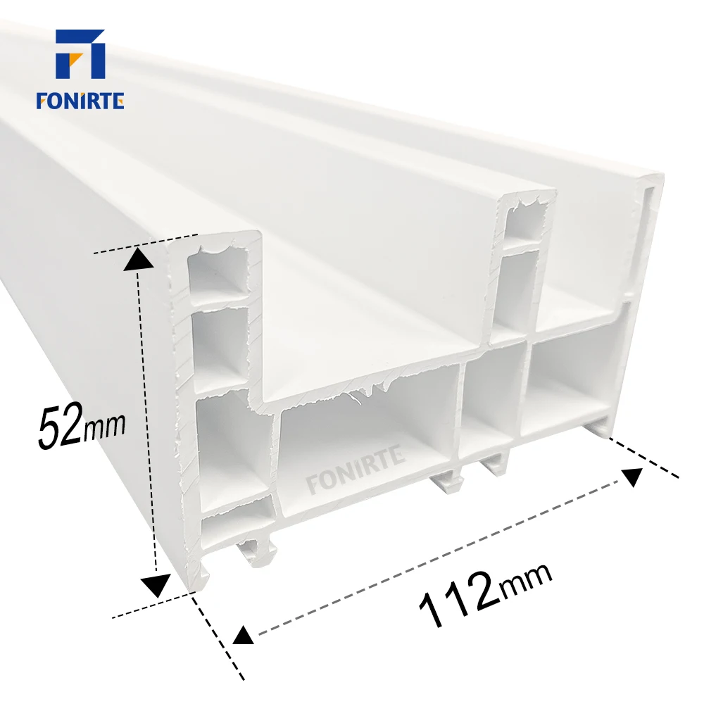 3 Track Upvc Profiles Plastic Door and Window for White Extrusion UPVC Doors & Windows Frame Customized FONIRTE,FONIRTE