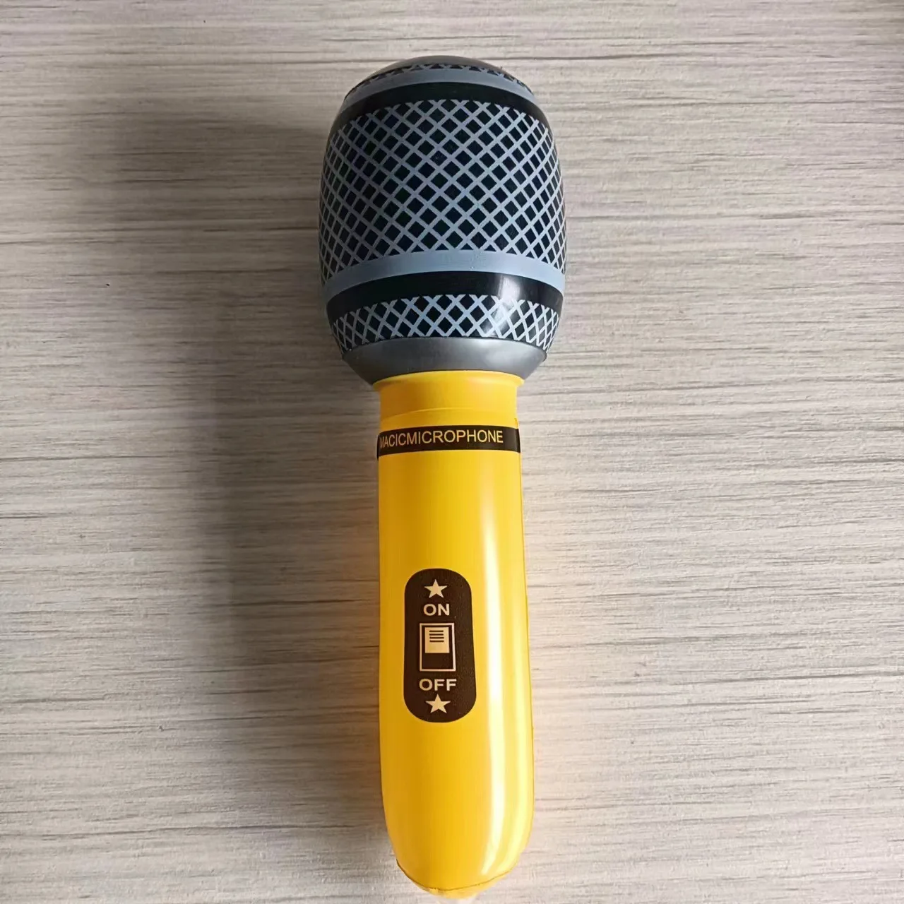 Customized Lightweight PVC Inflatable Microphones  Toy  for Outdoors Decompression and Relaxation