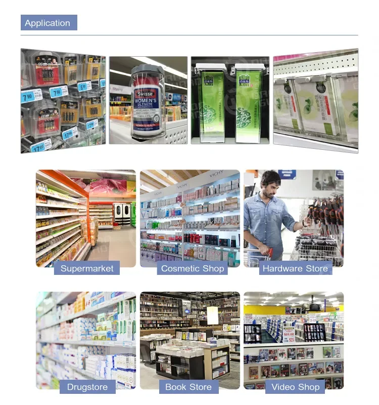 900Mhz Passive Barcode Label Anti Theft Alarms Electronic Article Surveillance Supermarket EAS AM RFID Tag for Clothing