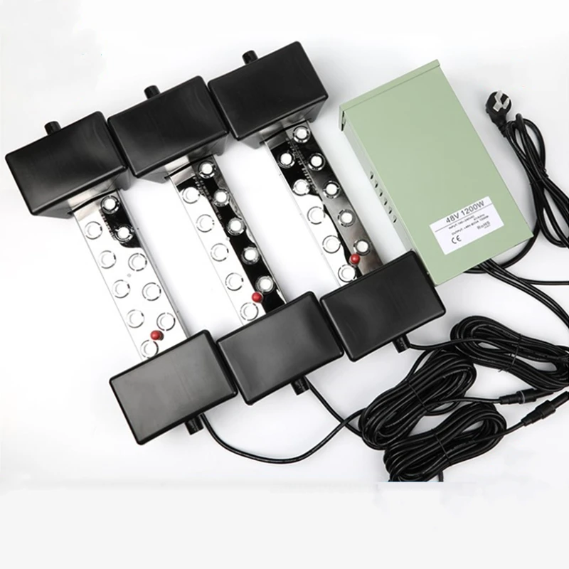 10 Head Ultrasonic Mist Maker Fogger 250W 5KG/H Mist Maker Fogger Air Humidifier w/Transformer Accessories for Industrial Scenic