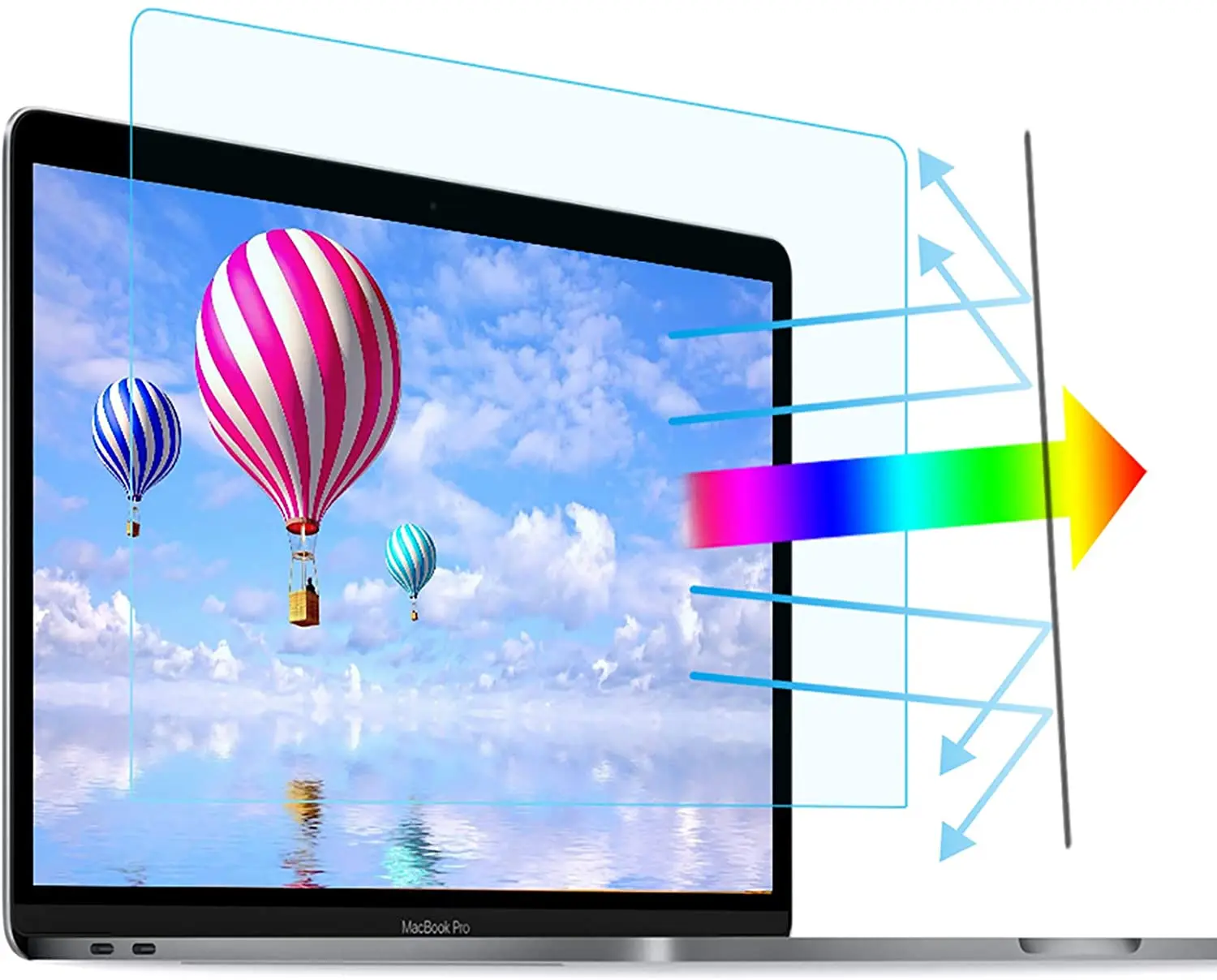 TUV сертифицированная HD Антибликовая Защитная пленка для экрана с защитой от синего света для ноутбука/телевизора