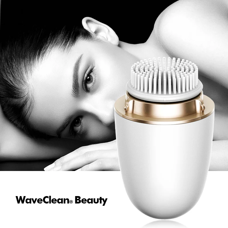 Competitive Price Exfoliating Spin And Reasonable Silicone Sonic Electronic Station Deep Electric Facial Cleansing Brush