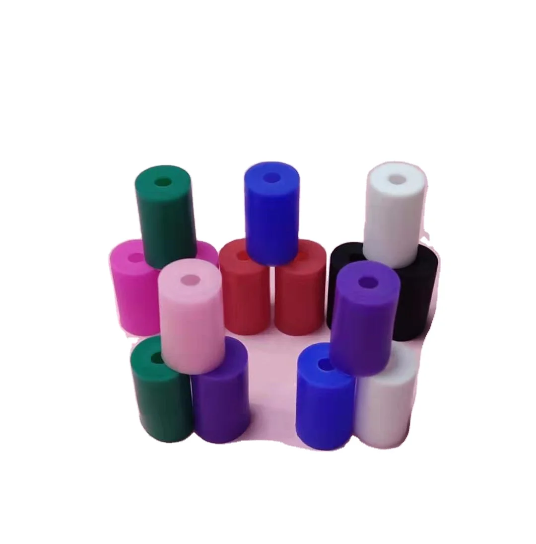 Factory Supply Reusable Mouth Filter Round Flat Protective Case Rubber Cover Disposable Silicone Drip Tip 510 810