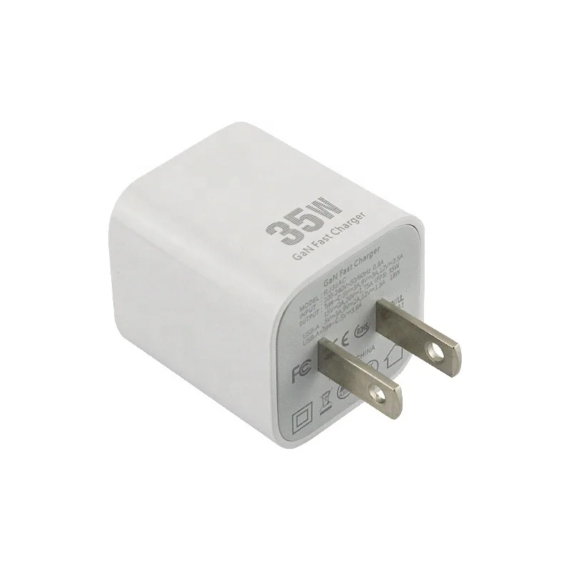 UL certified full protocol gallium nitride charger adapter for mobile phones dual port fast charging head power wall chargers