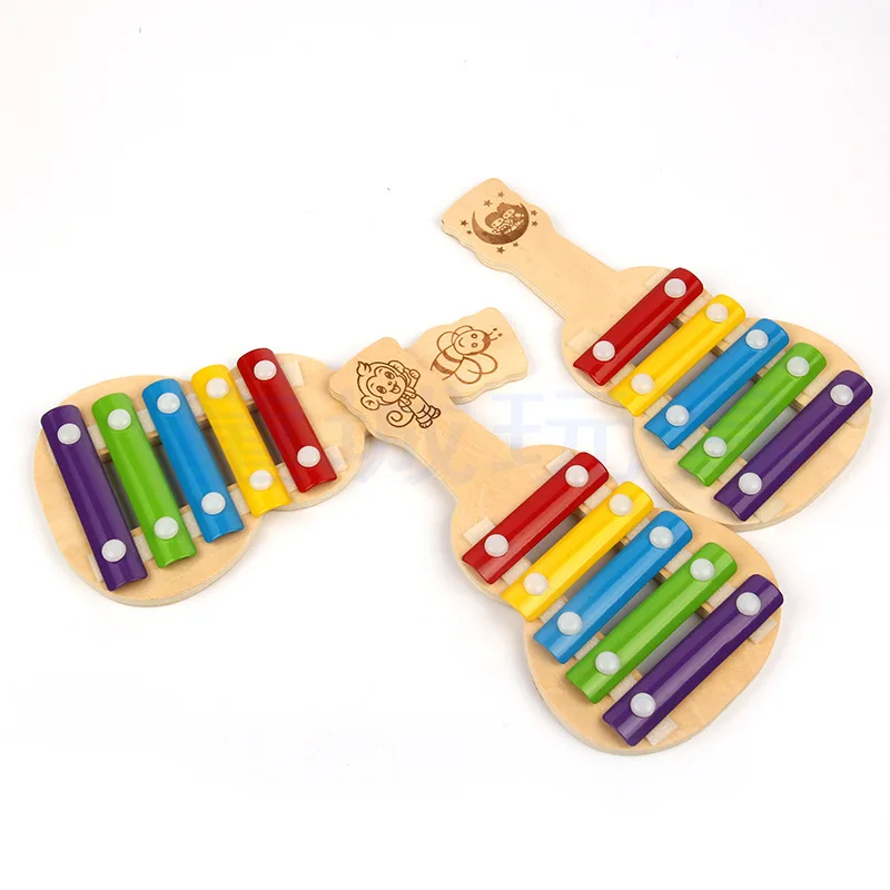 
New Arrive Eco-friendly mini piano xylophone toy wholesale wooden music toy natural kids toys 