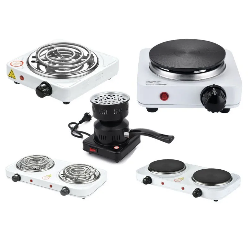 Portable Electric Iron Coffee Pot Hot Plate Electric Cooking Single Stove Electric Burner Cooktops