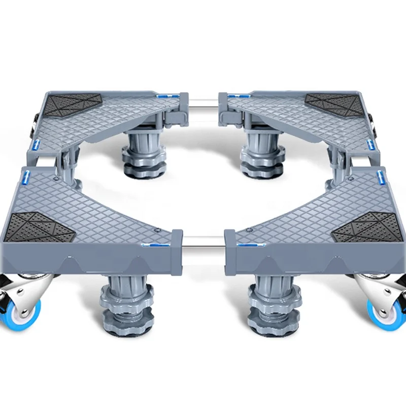 8 feet 4 locking wheels washing machine base with wheels