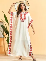 DR321 women batwing sleeve embroidery best selling monsoon kaftan caftan long dubai jalabiya abaya muslim dresses
