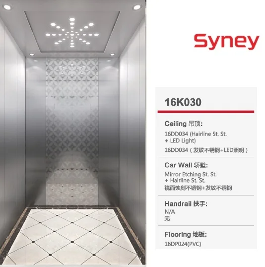 Syney Engergy and Space Saving 10 person Passenger Lift 800Kg Price Cheap
