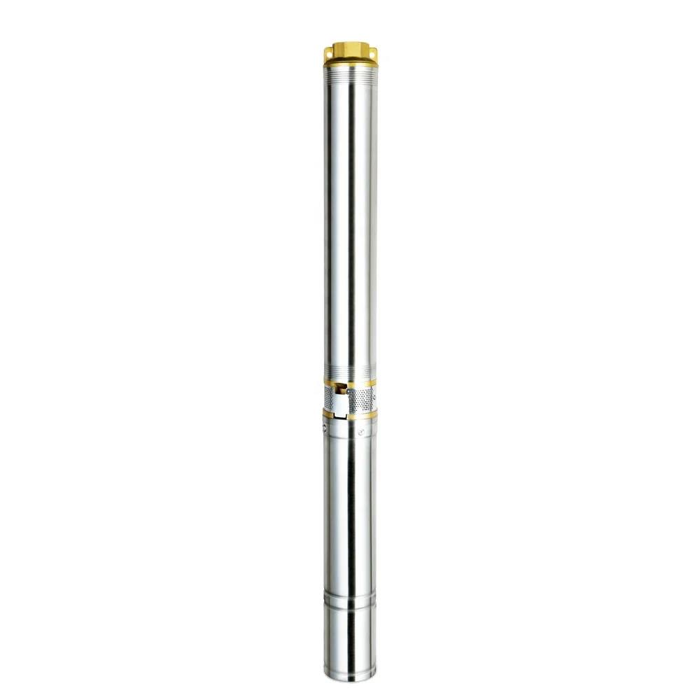 italian wholesale good quality  6 inch 3 phase 5.5hp 7.5hp 10 hp high flow deep well submersible pump price