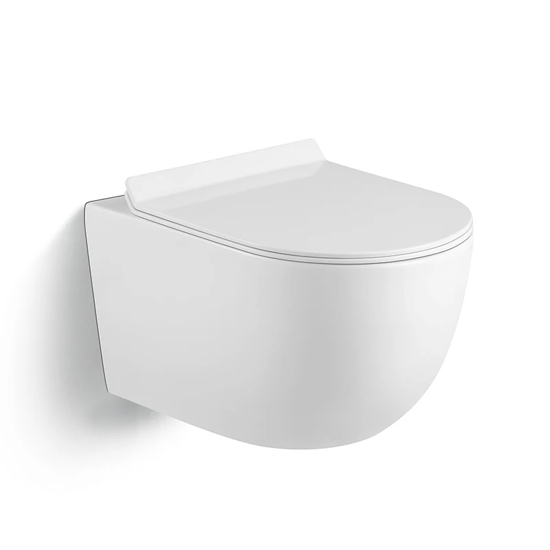 European Modern Back To Wall P Trap Wall-hung Toilet Wc Sanitary Ware Ceramic Bathroom Hanging Wall Mounted Toilet