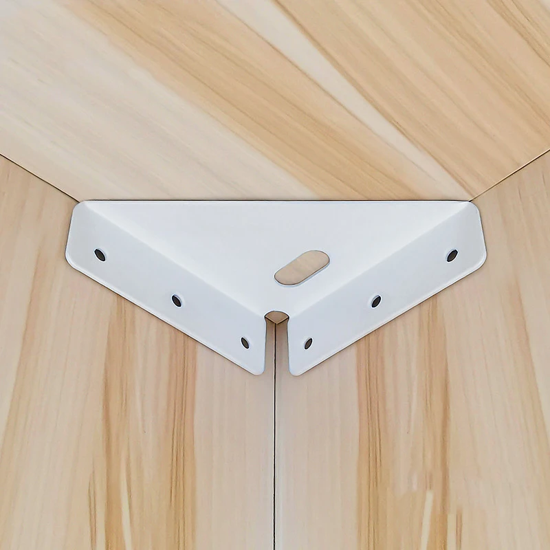 BOKE Customized High Quality Metal Bed Accessories Corner Code Triangle Bed Bracket