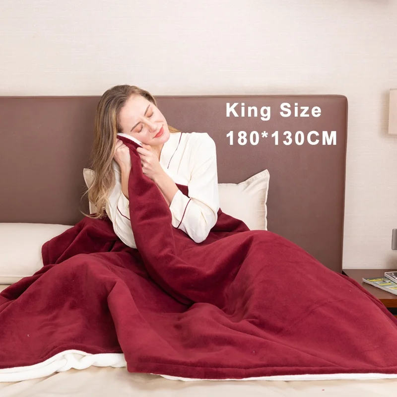 2024 New Arrival Smart  Heating Blanket Wearable 180*200cm Electric Blanket With CE UKCA