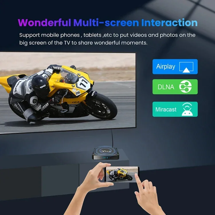 Подарки на День Благодарения высокое качество ANDROID 13 0 WIFI6 четырехъядерный RK3528 Android Tv Box X98K с поддержкой нескольких языков