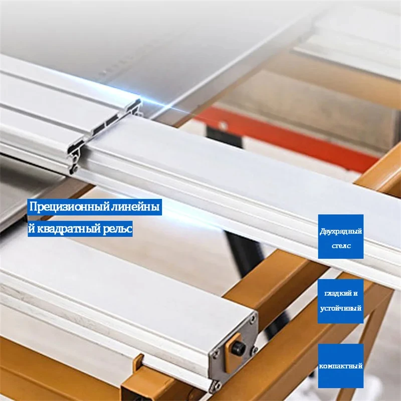 Factory Direct Sale Precision Woodworking Cutting Sliding Table Panel Saw Machine Suitable for Aluminum Router Table