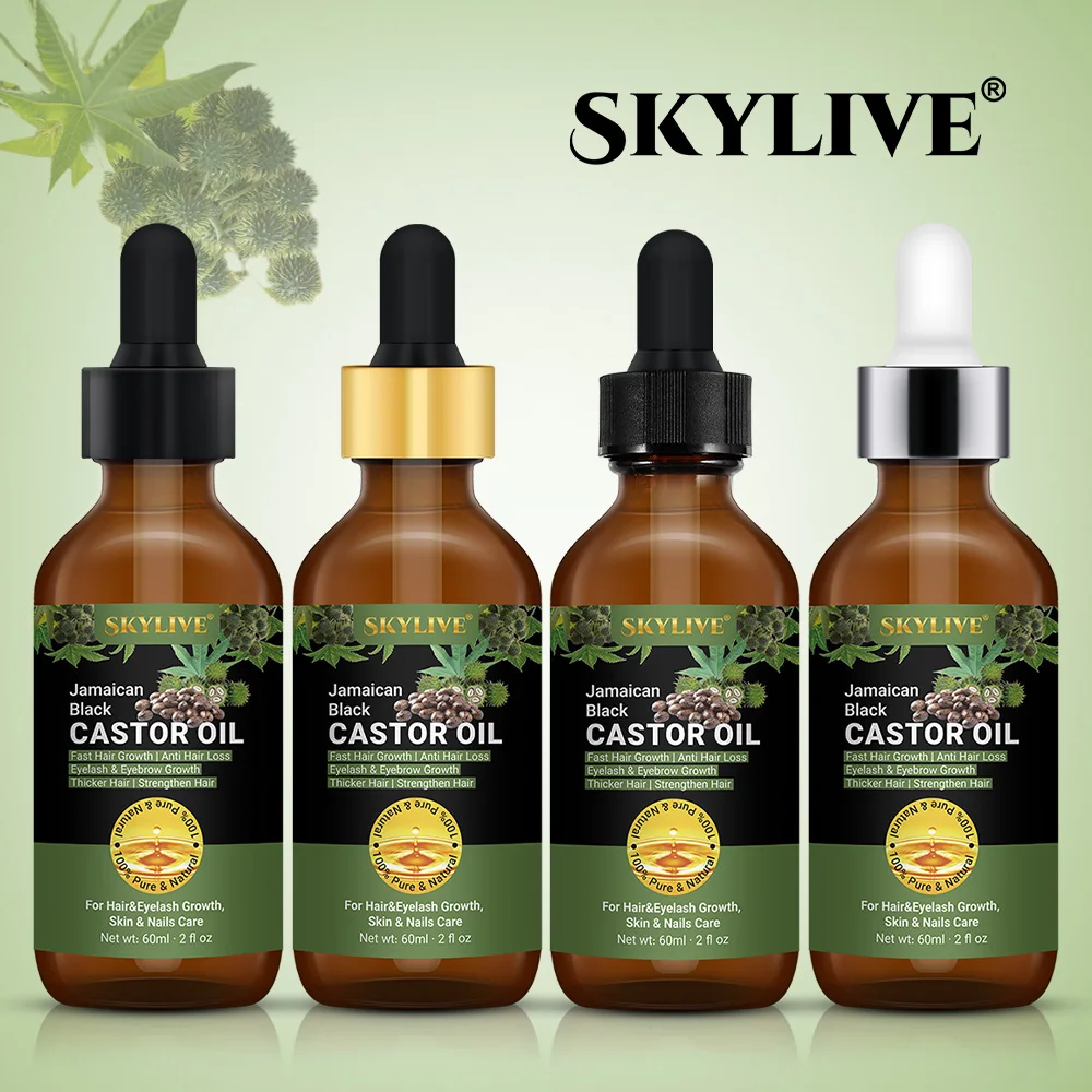 New Fashion Jamaican Black Castor Oil Hair Growth Strengthening Repairing Roots Preventing Hair Loss Hair Caster Essential Oil