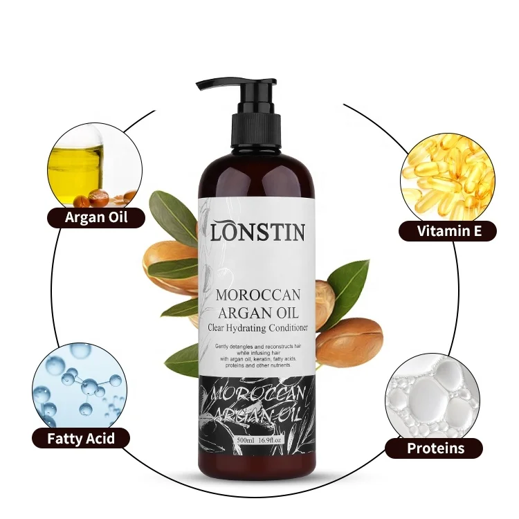 Private Label Wholesale OEM Natural Deep Organic Argan Oil Hair Conditioner