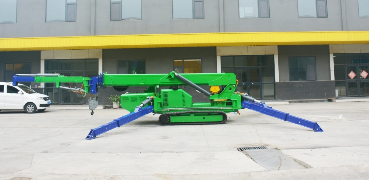 8-Ton Mini Electric Crawler Spider Crane New Home/Construction/Farm Gear with Bearing Gearbox Pump Pure Construction Cranes