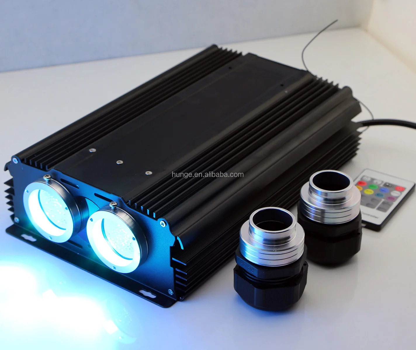 Remote Control 60W Color Changing RGB Wireless Custom Residential LED Fiber Optical Starry Sky Lighting